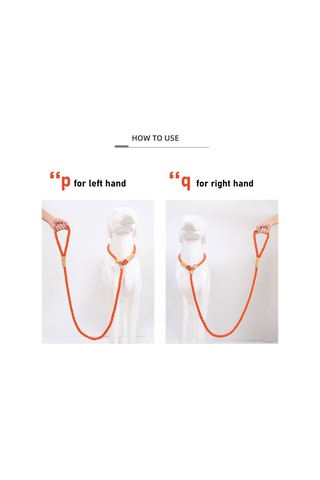 Leezsingköpek Tasması Kayma İpi Örgülü İp 1.7m Ağır Hizmet Tipi Çekmesiz Eğitim Tasması Küçük Orta Büyük Köpekler İçin