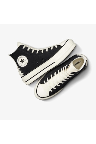 Converse Chuck Taylor All Star Crafted Laces Lift Platform Kadın Günlük Spor Ayakkabı C-cona12552b10001 Siyah