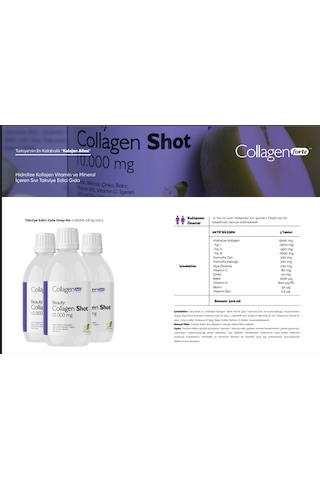 Collagen Forte Kolajen Shot 500 ML