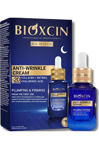 Age Reverse Gece Serumu 30 Ml %20 Retinol, Kolajen, Hyaluronik Asit Ve Bitkisel Kompleks İçerikli Kırışıklık Karşıtı Ve Sıkılaştırıcı Cilt Serumu