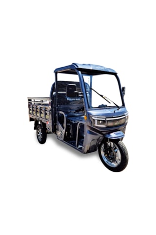 Sfm Express Max 2025 Kabinli Elektrikli 3 Teker 1500 W Tricycle Moped Gri