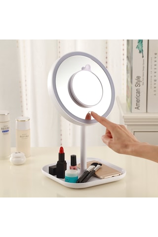 Land Of Myth 1x ve 5x Büyütmeli 23 Led Işıklı Makyaj Aynası