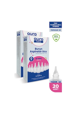Nazal Burun Aspiratörü Yedek Uç 20 Adet