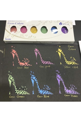 Zig Gansai Tambi Gem Colours - 6 Renk Genel
