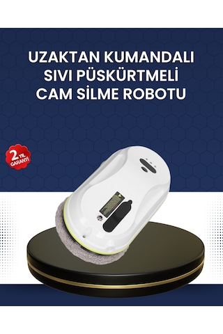 Çift Diskli Güvenli Otomatik Cam Silme Robotu Çok Renkli