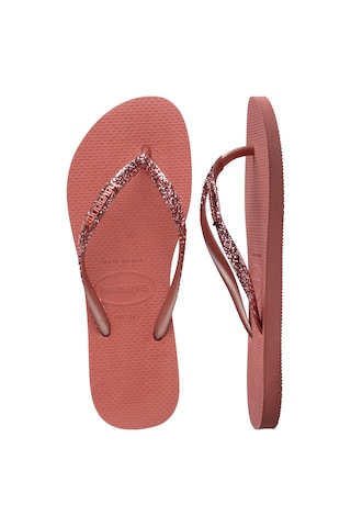 Havaianas Slım Glıtter Iı Simli Parlak Parmak Arası Terlik 4146975 4146975 1121 Kil Rengi