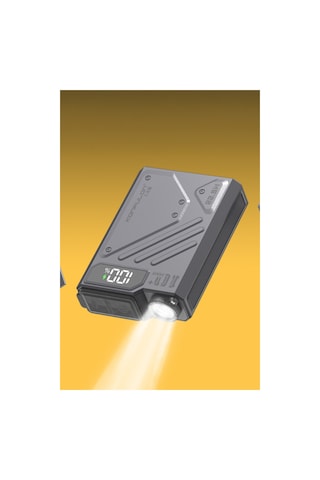 J38 10.000 Mah 20w Pd Led Işıklı Magsafe Powerbank - Gri Açık Gri