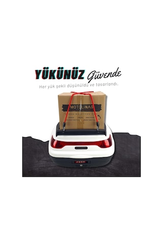 WOGEN 52 LT MOTOSİKLET ARKA ÇANTA ÜST BAGAJ+SIRT DAYAMA BYZ