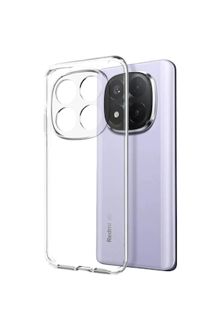 Redmi Note 15 Pro 4g Lüx Şeffaf Silikon - Şeffaf