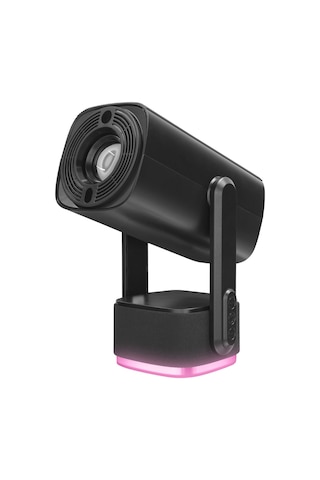 Everest Pj08, Siyah, 150 Led Lümen, 1280x720, 1xhdmı, 1xusb, Wifi, Bluetooth, 30.000 Saat Led Ömrü, 6w Speaker, 5200mah Batarya, Taşınabilir, Android 11, 4k Destekli Projeksiyon Cihazı Diğer
