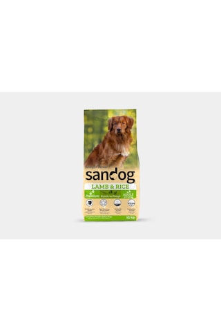 Sandog Kuzu & Pirinçli Yetişkin Köpek Maması 15 KG