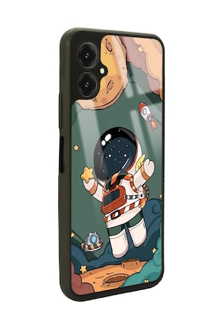 Omix X5 Anime Astronot Tasarımlı Glossy Telefon Kılıfı Çok Renkli
