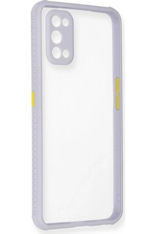 Newface Realme 7 Pro Kılıf Miami Şeffaf Silikon Semeglbl - 16 - Lila