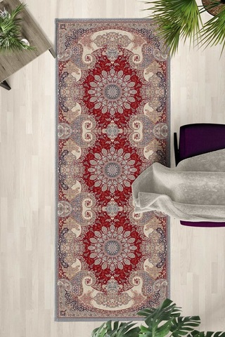 K-444 Arles Salon Mutfak Yatak Odası Yıkanabilir Yolluk Vizon