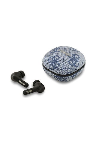 Guess PU 4G Desenli Klasik Metal Yazı Logolu Bluetooth 5.4 Kulak İçi Kulaklık