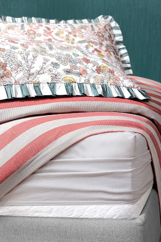 Yataş Otto Tek Kişilik Pike Takımı - Kiremit