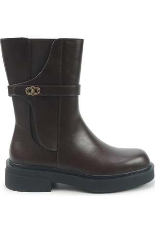 Nine West Canger 5pr Kahverengi Kadın Düz Bot 000000000102012293 Kahverengi