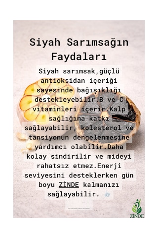 Siyah Sarımsak Black Garlıc 3 Kg Beşli Paket Soyulmuş Diş