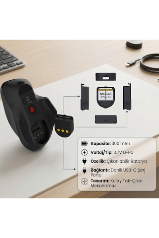 Inca Iwm-513rx Paw3311 Sensörlü Kablosuz Gaming Mouse 7d Programlanabilir Oled Ekranlı 1000hz 12.800 Dpi