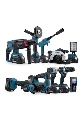 Chelikbei 36 Akülü Vidalama Seti 10'lu Mavi