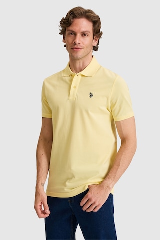 U.s. Polo Assn. Erkek Açık Sarı Tişört Basic 50322347-vr004 Acık Sarı