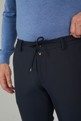 Bisse Erkek Lastikli Bağcıklı Spor Jagger Lacivert Pantolon Pns25k25202 D39 Lacivert