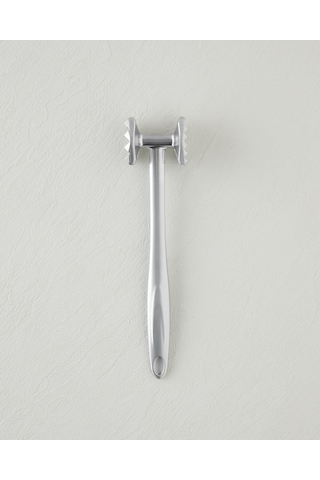 English Home Steel Master Paslanmaz Çelik Et Dövme Gereci Mutfak Gereci 22 Cm Gri Gri