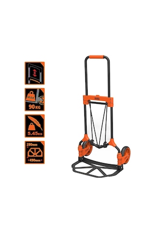 Black+Decker Bh202 90Kg Katlanır El Arabası