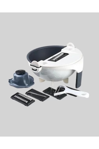 Ergonomik Sebze Rendeleyici Ve Süzgeç Hazneli Dilimleyici
