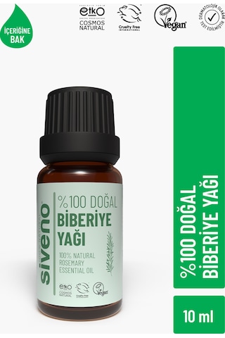 Siveno %100 Doğal Biberiye Uçucu Yağı 10 ML