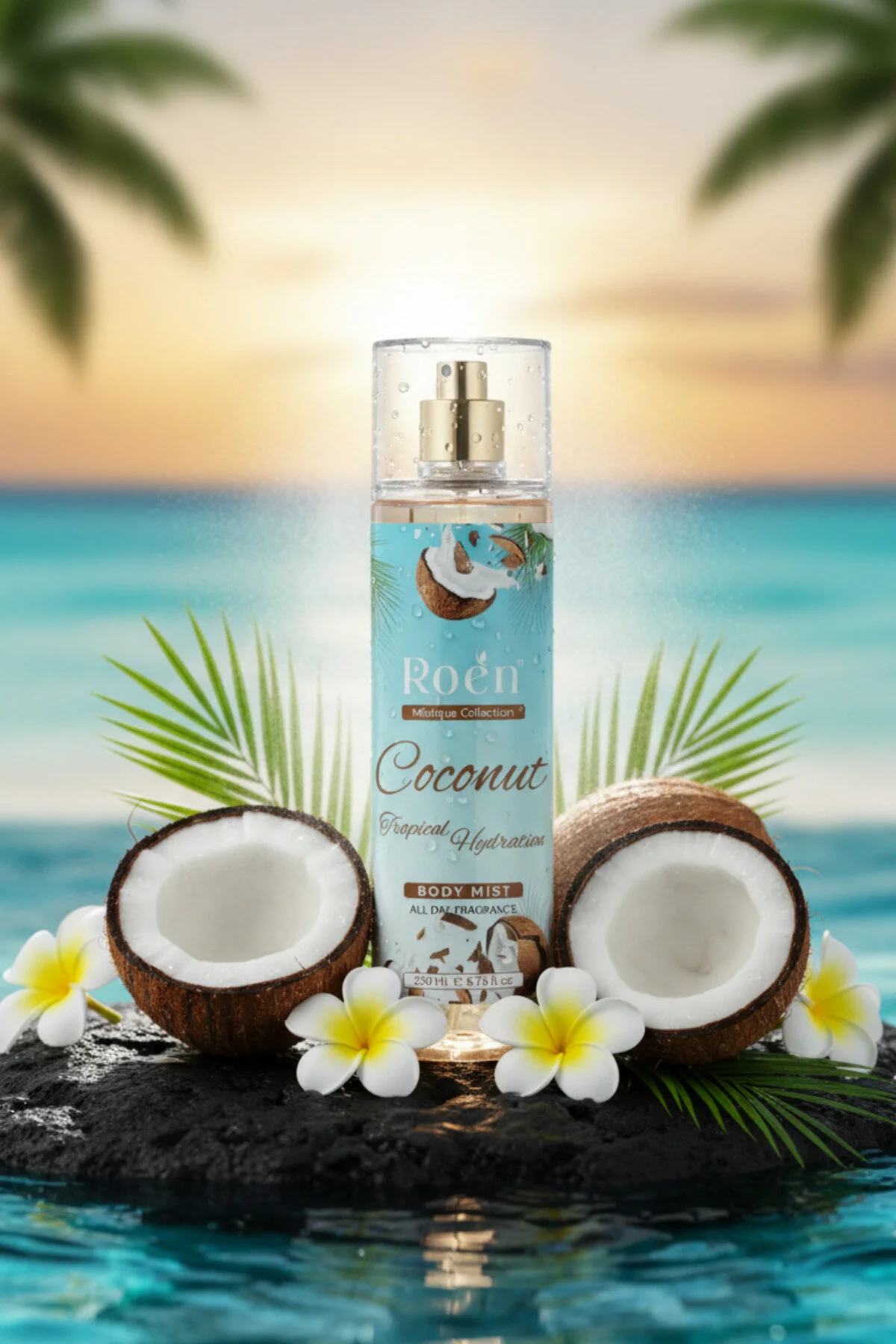 Coconut Body Mist, Vücut Spreyi, Kalıcı Ve Etkili Body Mist 200 Ml