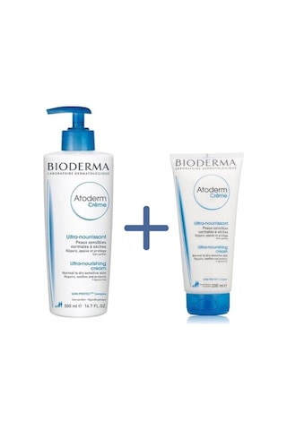Bioderma Atoderm Cream 500 ML + Atoderm Cream Tube 200 ML