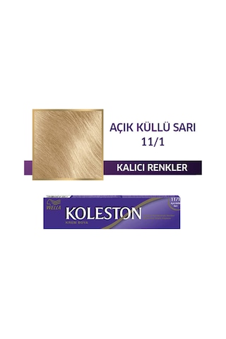 Koleston Single Tüp Saç Boyası 11/1 Açık Küllü Sarı