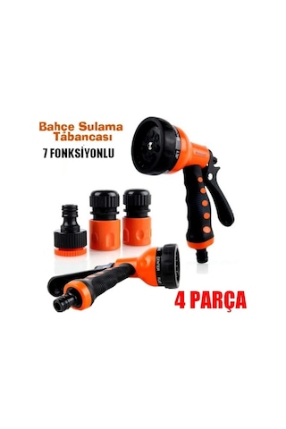 Medalyan Md708 7 Fonksiyonlu Otomatik Bahçe Sulama Tabancası Set Fıskiye Çok Renkli