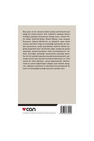 Kır Evinde İkamet - W. G. Sebald - Can Yayınları