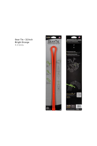 Nite Ize Gear Tie 81.2 Cm Turuncu 2Li Paket Kablo Düzenleyici Turuncu