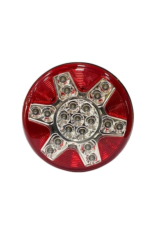 12v Geri Vites Lambası Ledli Yuvarlak 122 Mm Güleryüz Cobra-mıtsubıshı-otokar-temsa