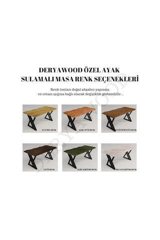 Masif Ahşap Pinus Sulamalı Mutfak Masası 70 x 120 x 76cm