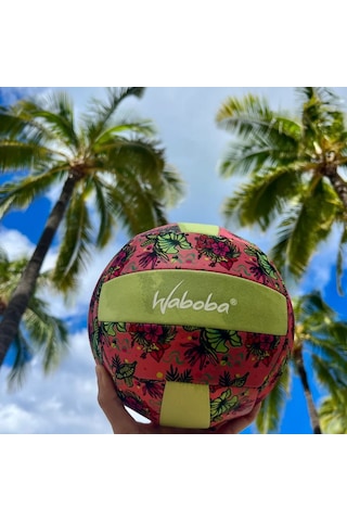 Waboba Artist Plaj Voleybol Topu Çiçek Desenli Deniz Ve Bahçe Voleybol Topu 8,5inç 5 Numara