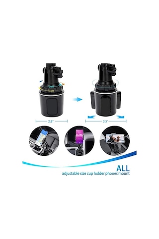 Zyzqstore Araba Kupası Cep Telefonu Tutucu, Ayarlanabilir, Çok Renkli, Cep Telefonu Tutucu Çok Renkli
