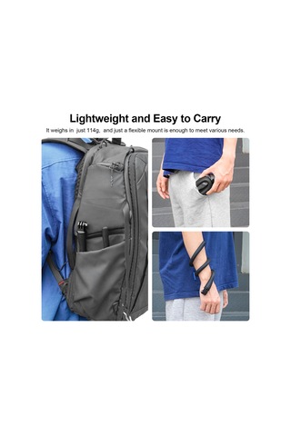 Fosenze Telesın Te-fm-003 52cm Esnek Metal Gövdeli Kamera Stativ, 300g Yük Taşıma, Her Açıya Ayarlanabilir, Telefon Tutucu Ve 1/4" Vida, Gopro/ınsta360/iphone/android Uyumlu