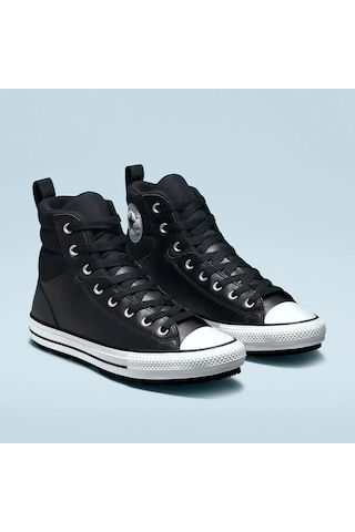 Converse Chuck Taylor All Star Faux Leather Berkshire Boot Unisex Sneaker Siyah