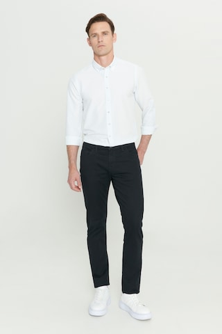 Ac&Co / Altınyıldız Classics Slim Fit Pamuklu Esnek Chino Erkek Pantolon - Siyah