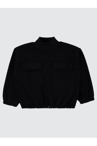 Civil Girls Cepli 10-13 Yaş Sweatshirt Siyah