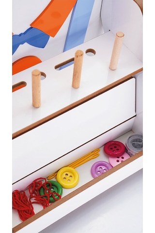 Ahşap Mini Terzi Ünitesi Meslek Oyuncakları