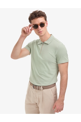 Pierre Cardin Erkek Çağla Tişört Basic 50325311-vr016 Yeşil