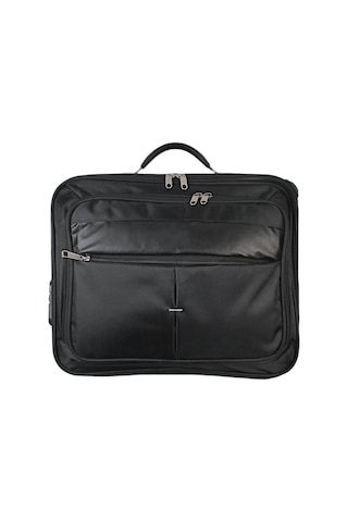 Unisex Siyah 15.6" Çelik Kasalı Laptop Evrak Bilgisayar Çantası