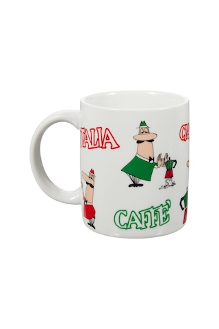 Bialetti - Kupa - Mug Tricolore Omino - 250ml - Porselen Genel