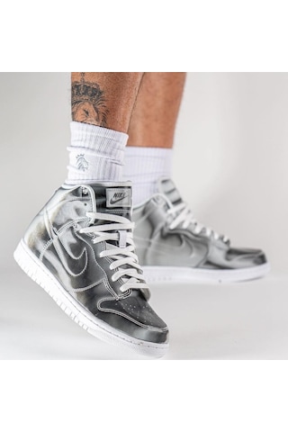 Nike Dunk High X Clot 'flux' Kadın Sneakers Dh4444-900 Gri