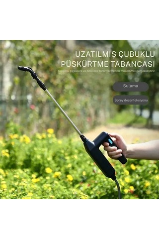 Monozone Basınçlı 7.4v Püskürtücü Lityum Pil Sulama Tabancası